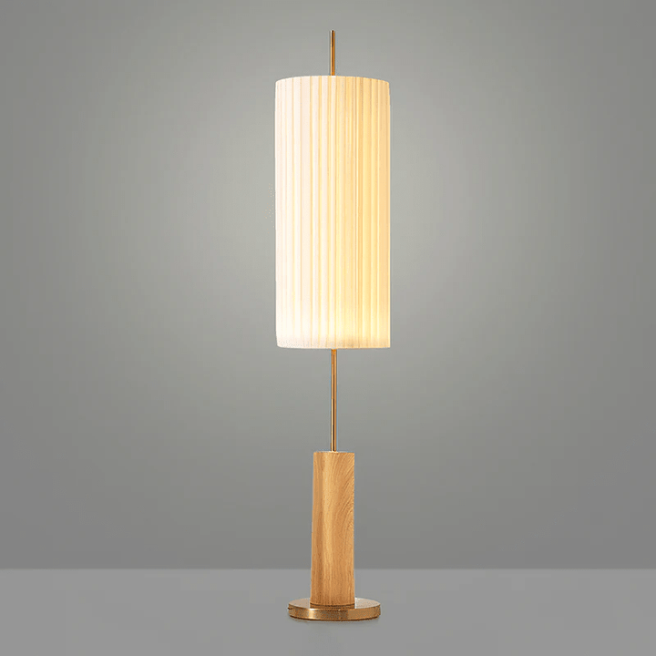 Pleated Cylinder Floor Lamp - Vakkerlight