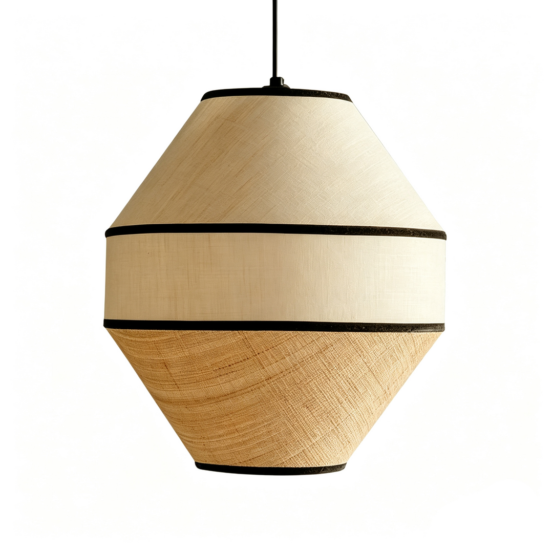 Maris Raffia Fabric Pendant Light