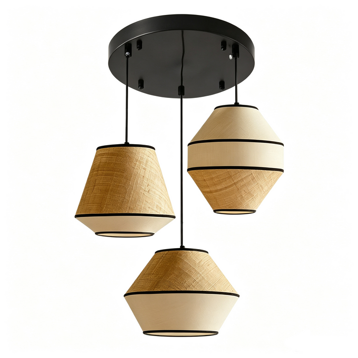 Maris Raffia Fabric Pendant Light