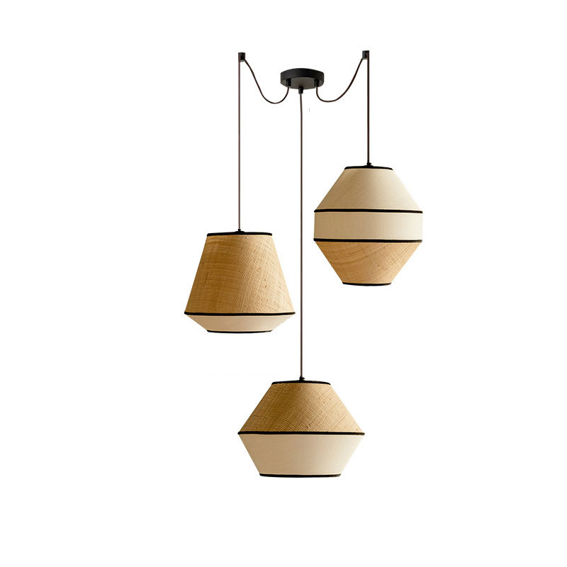 Maris Raffia Fabric Pendant Light
