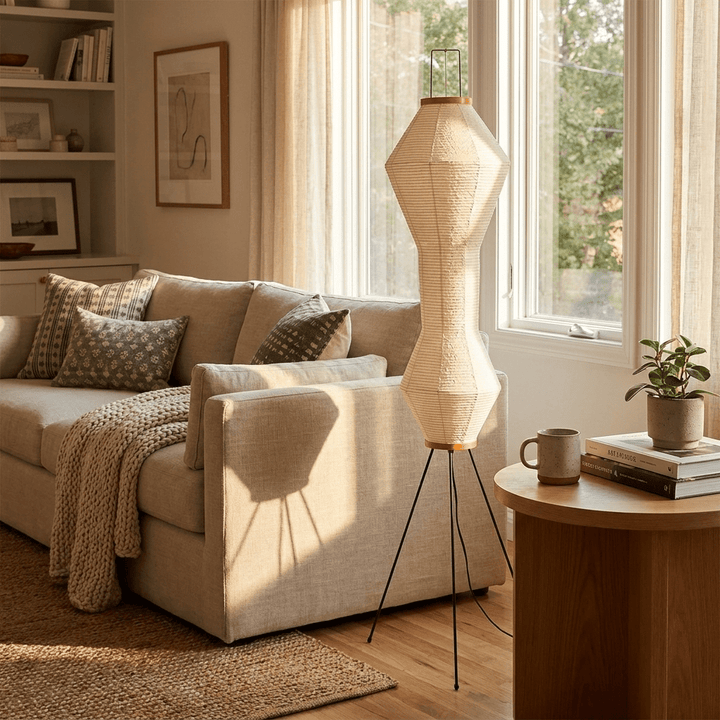 Kumo 12A Paper Floor Lamp - Vakkerlight