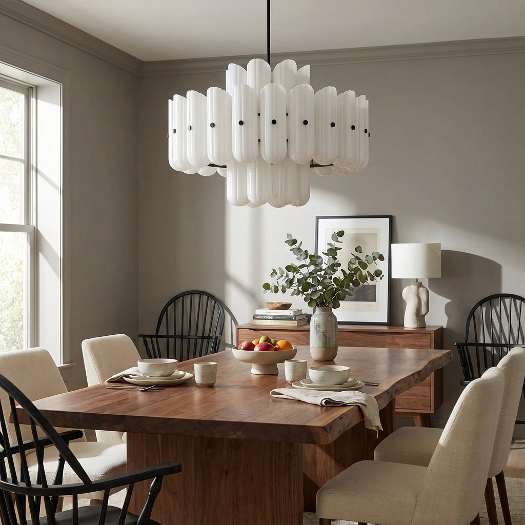 Seraphine Fluted Glass Chandelier