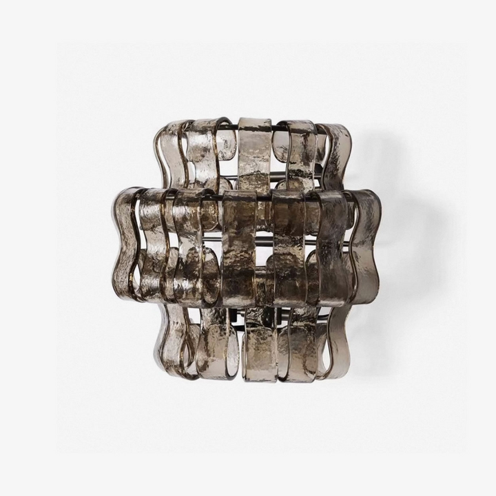 Valena Ripple Glass Wall Sconce