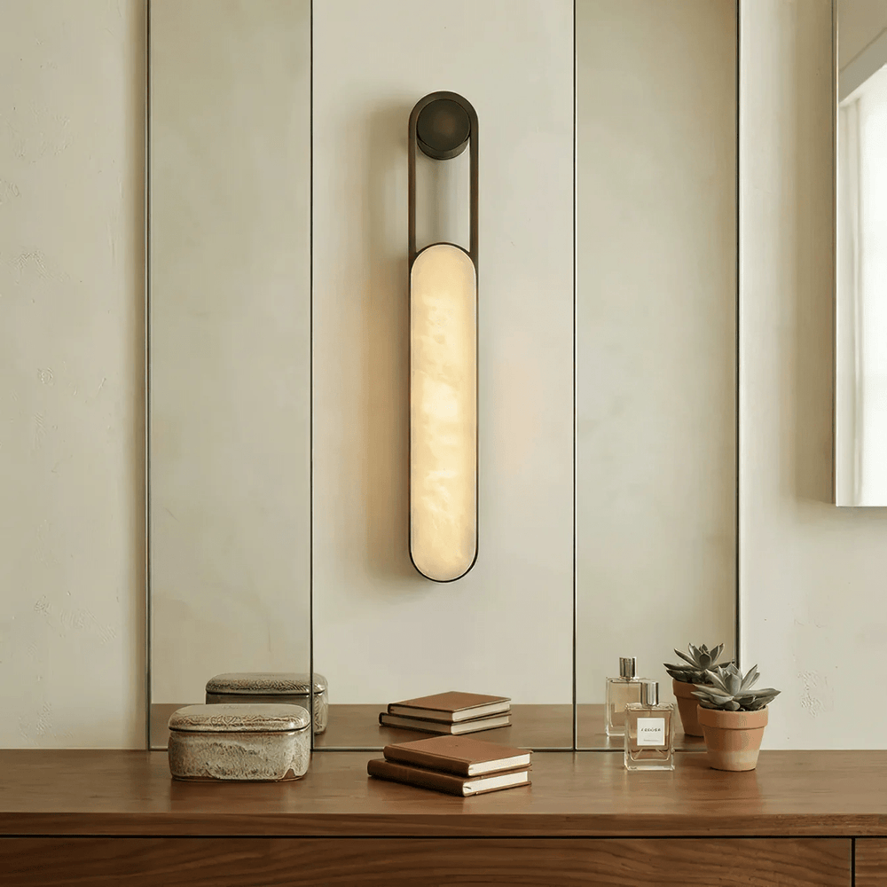 Norix Alabaster Frame Wall Light - Vakkerlight