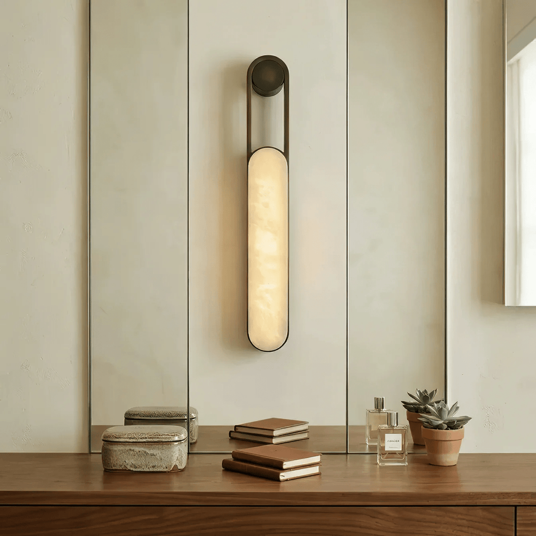 Norix Alabaster Frame Wall Light - Vakkerlight