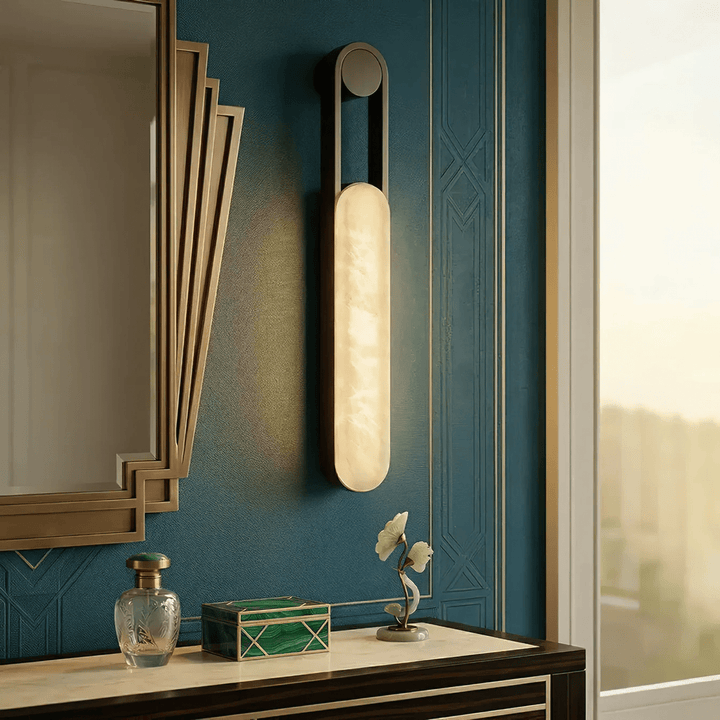 Norix Alabaster Frame Wall Light - Vakkerlight