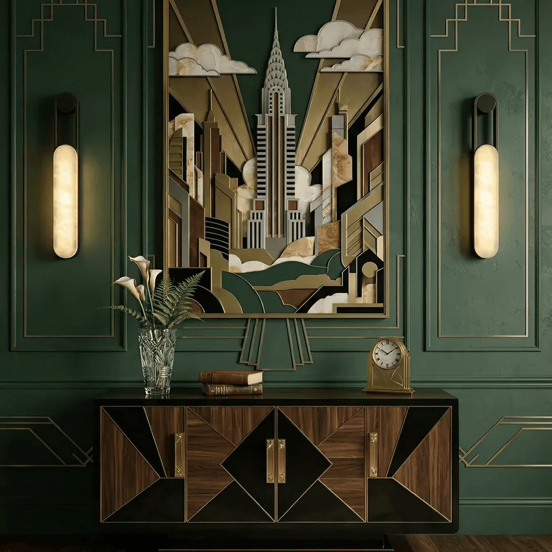 Norix Alabaster Frame Wall Light - Vakkerlight