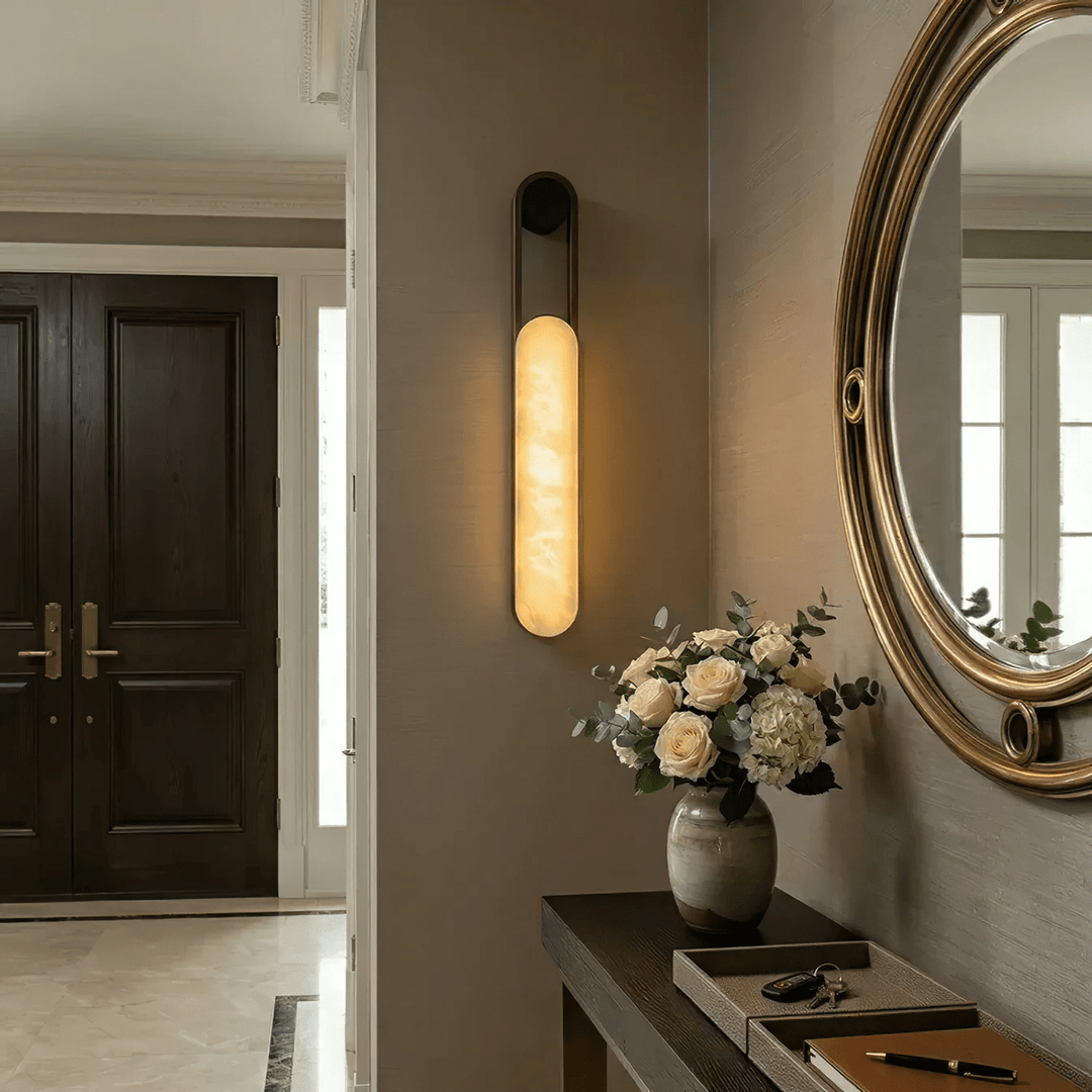Norix Alabaster Frame Wall Light - Vakkerlight