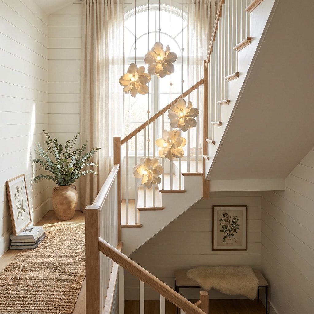 Petal Cascade Multi-Light Chandelier