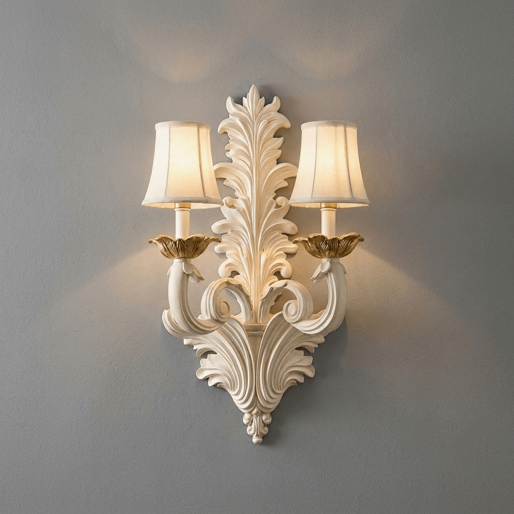 Amelie Resin Leaf Wall Sconce - Vakkerlight