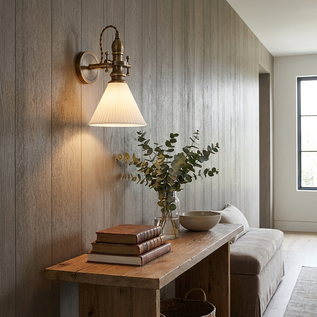 Tavira Vintage Glass Wall Sconce