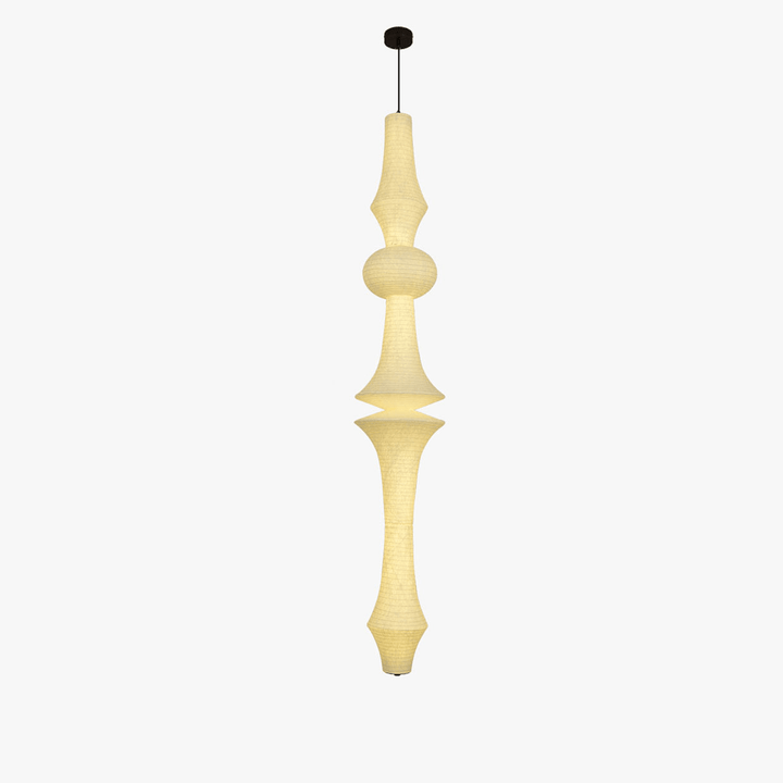 Virelia Sculptural Mulberry Silk Pendant Light - Vakkerlight