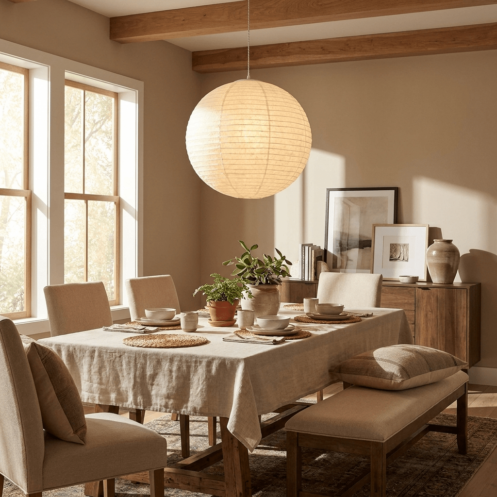 Lunara Mulberry Silk Globe Pendant Light - Vakkerlight