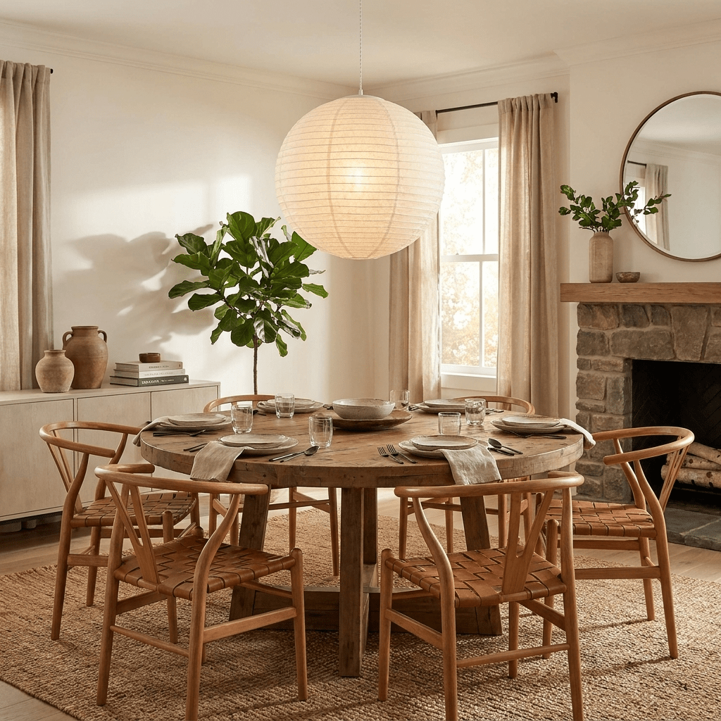 Lunara Mulberry Silk Globe Pendant Light - Vakkerlight