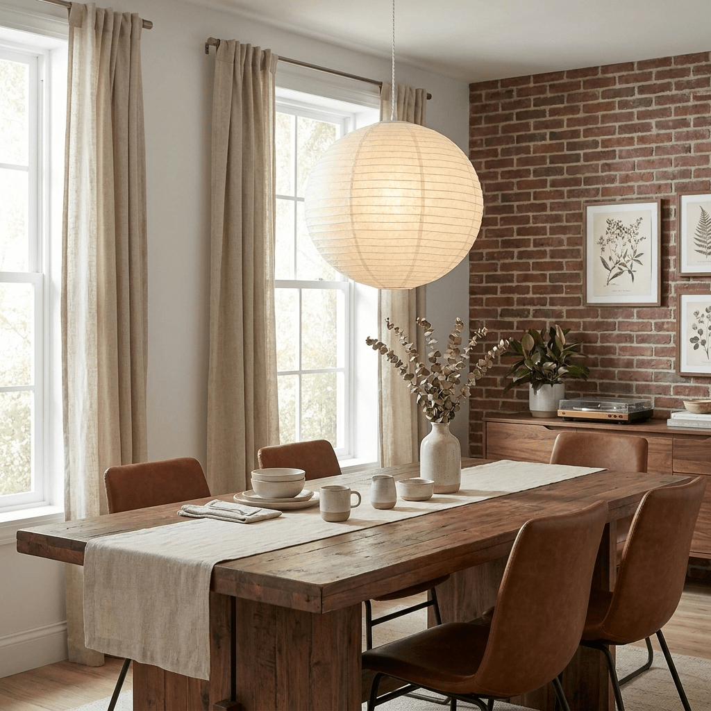 Lunara Mulberry Silk Globe Pendant Light - Vakkerlight