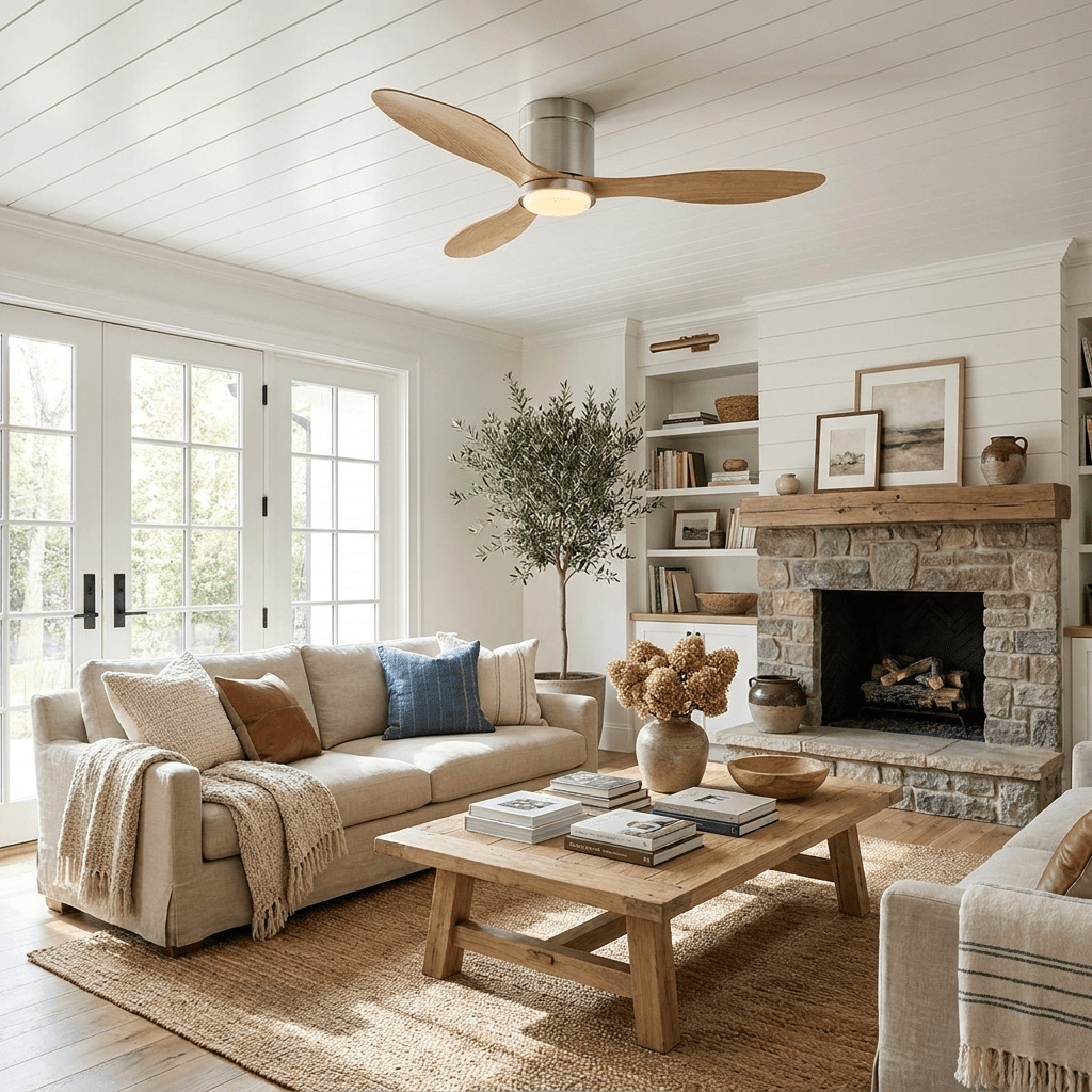 Rovelle Ceiling Fan Light - Vakkerlight