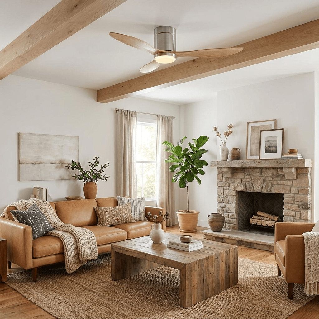 Rovelle Ceiling Fan Light - Vakkerlight