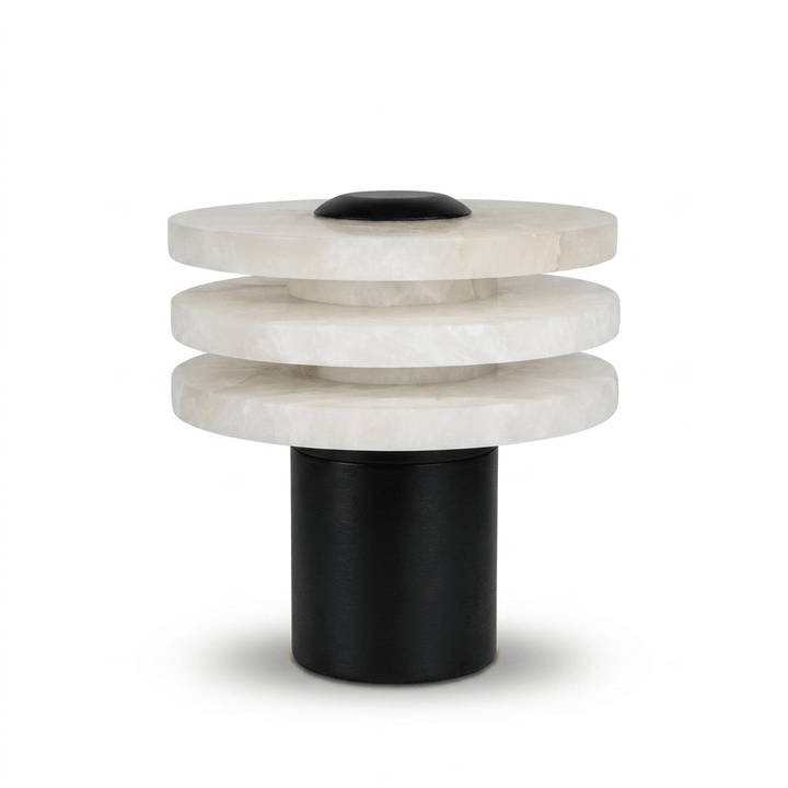 Tiered Obelisk Alabaster Table Lamp - Vakkerlight