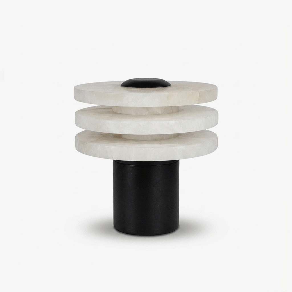 Tiered Obelisk Alabaster Table Lamp - Vakkerlight