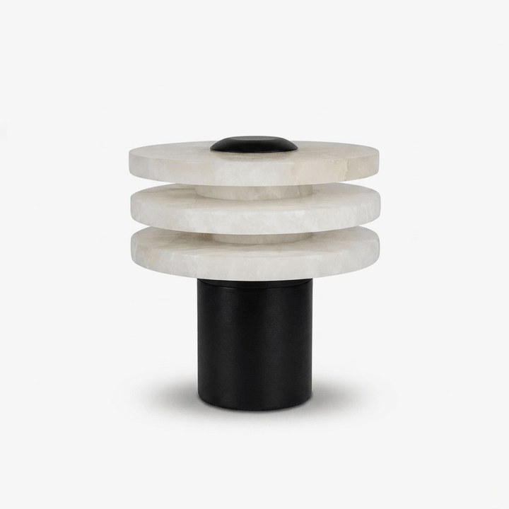 Tiered Obelisk Alabaster Table Lamp - Vakkerlight