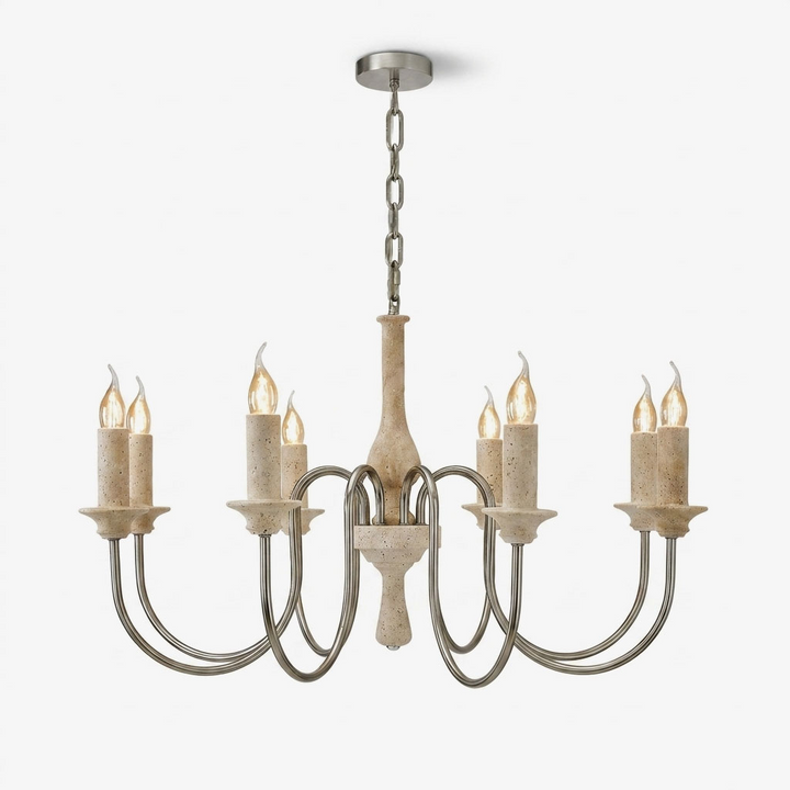 Veyrane Travertine Chandelier
