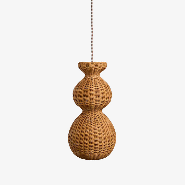 Virelle Gourd Rattan Pendant Light
