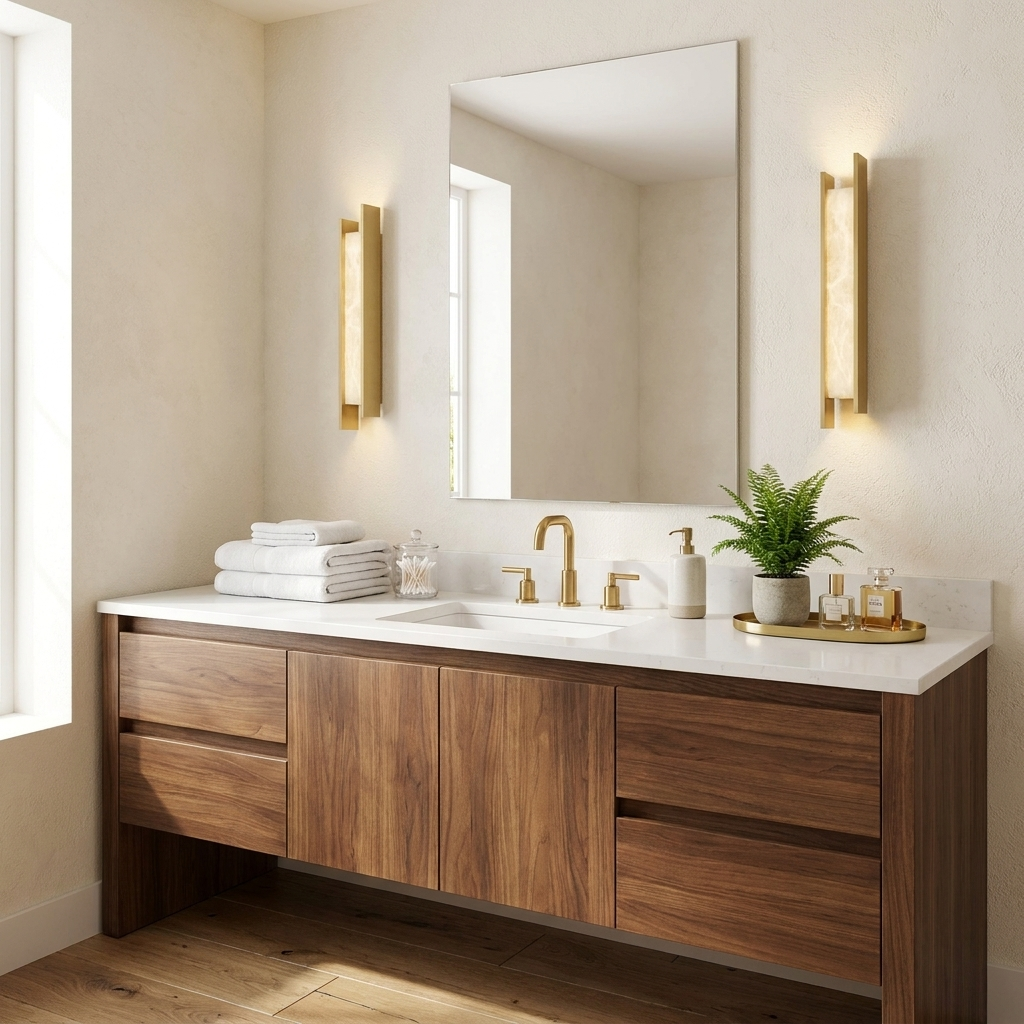 Nivora Alabaster Linear Wall Sconce