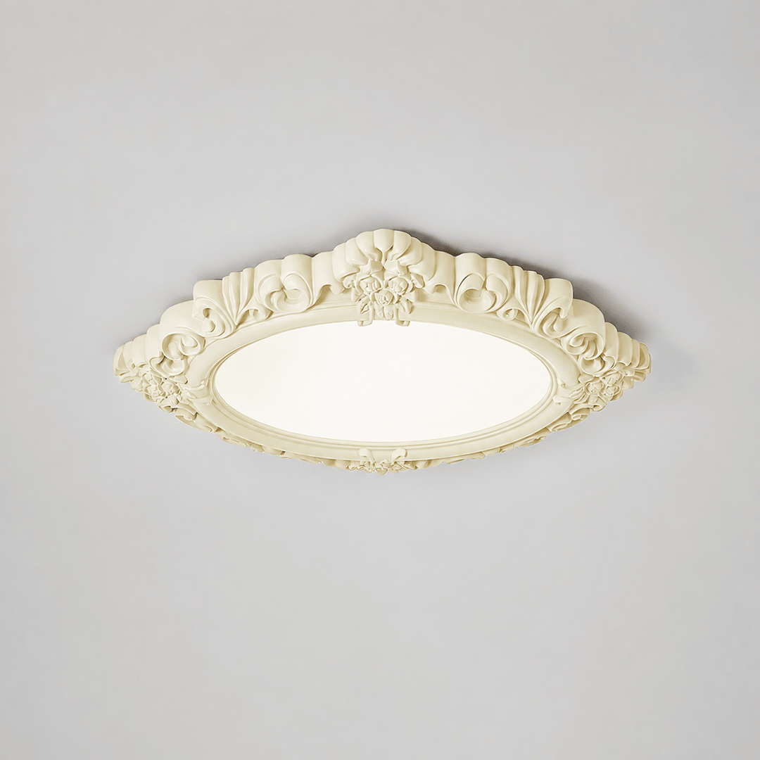 Sculpted Resin Ceiling Lamp - Vakkerlight