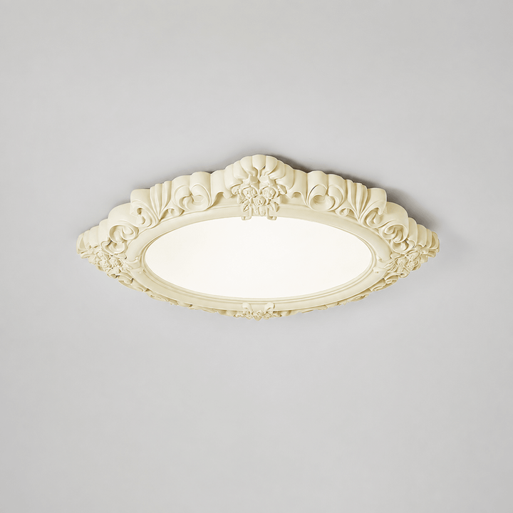 Sculpted Resin Ceiling Lamp - Vakkerlight
