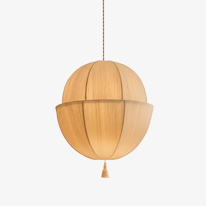 Celene Fabric Lantern Pendant Light