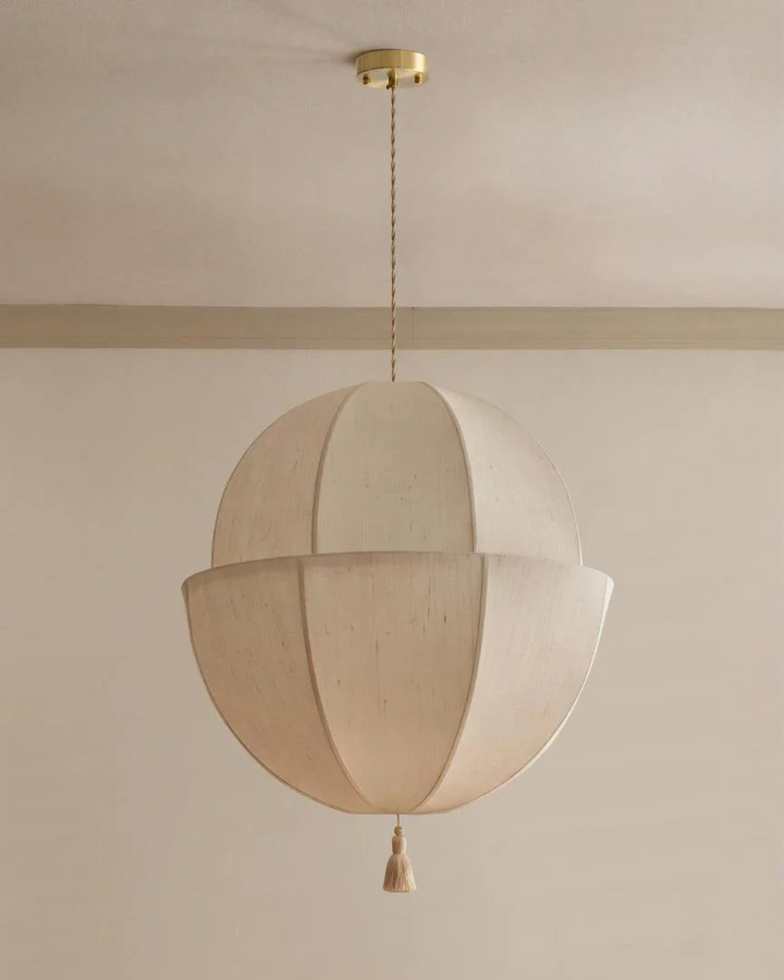 Celene Fabric Lantern Pendant Light