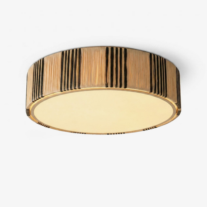 Selora Raffia Flush Mount Ceiling Light
