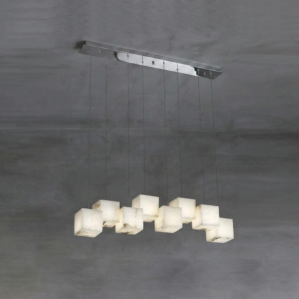 Alabaster Box Chandelier