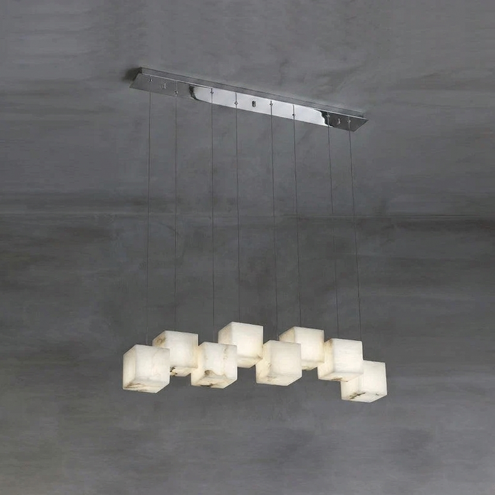 Alabaster Box Chandelier