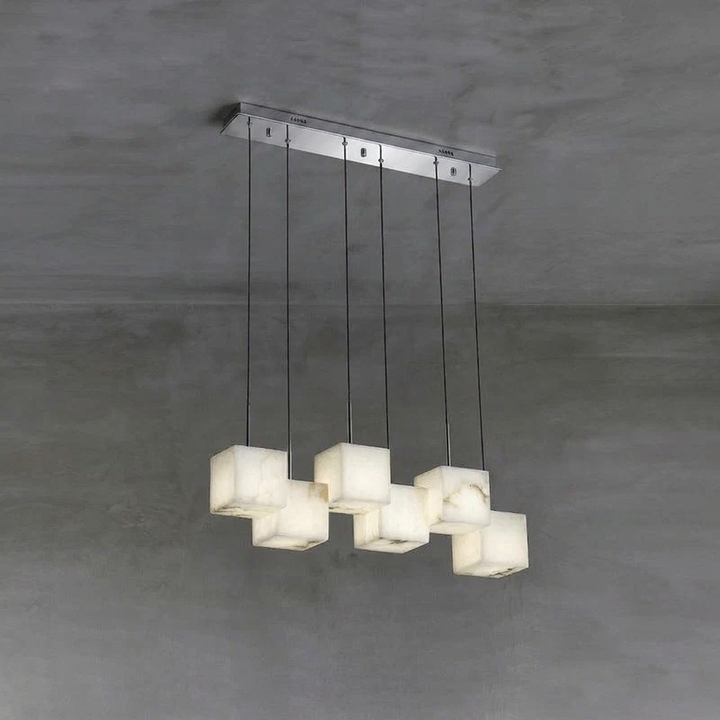 Alabaster Box Chandelier