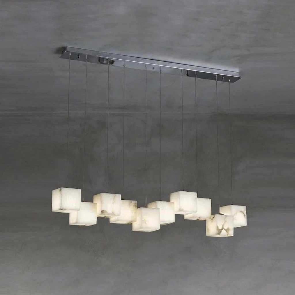 Alabaster Box Chandelier