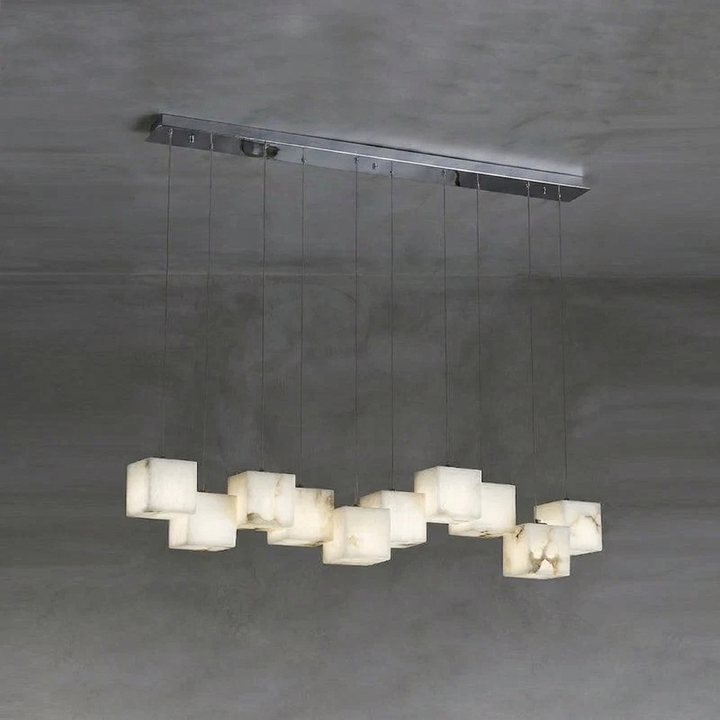 Alabaster Box Chandelier