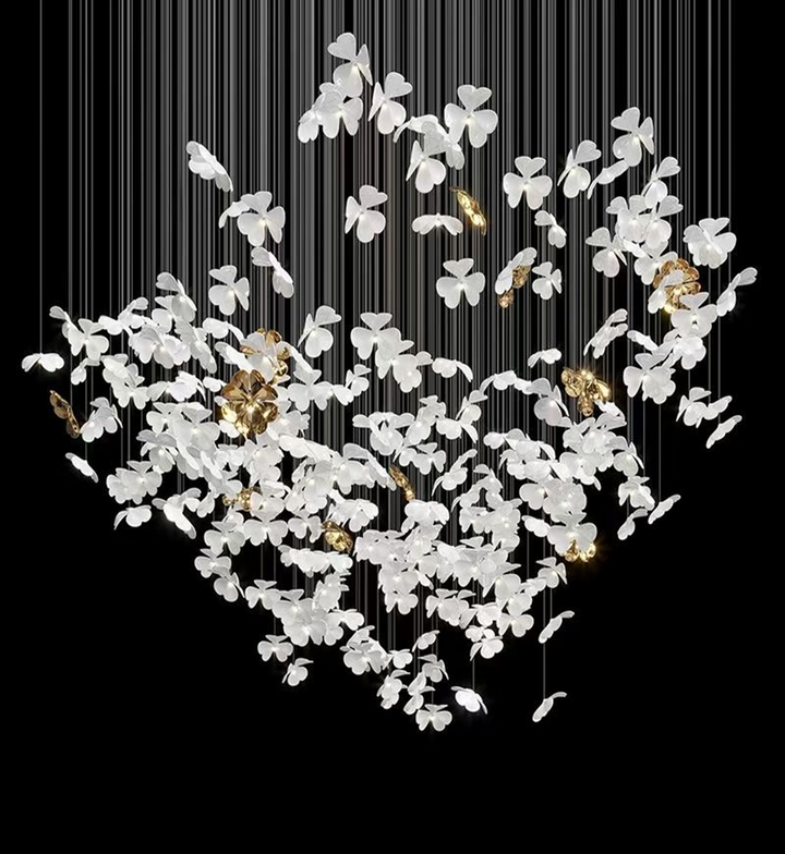 Sylvara Ceramic Blossom Chandelier