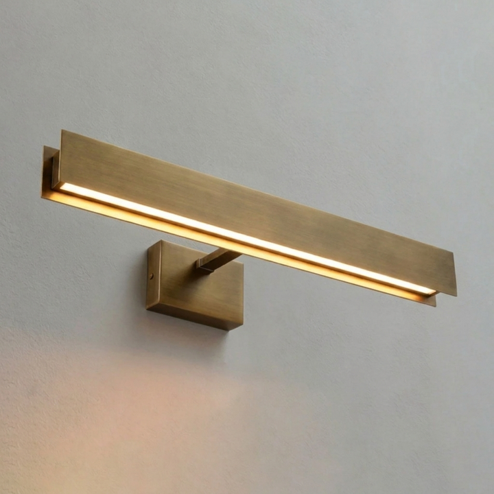 Aveline Vintage Brass LED Picture Light
