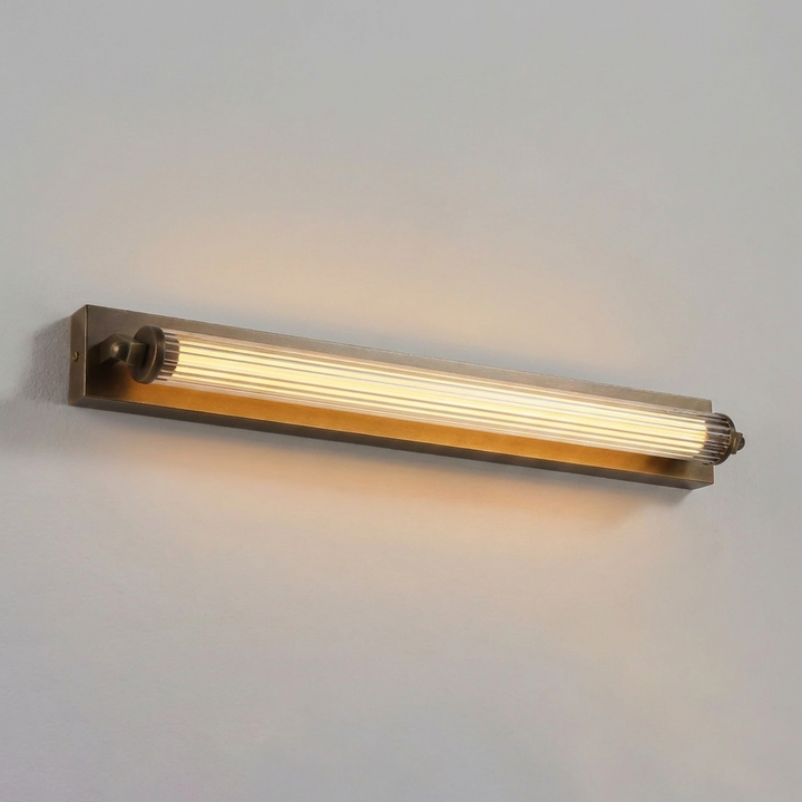 Solenne Tube Brass Wall Light