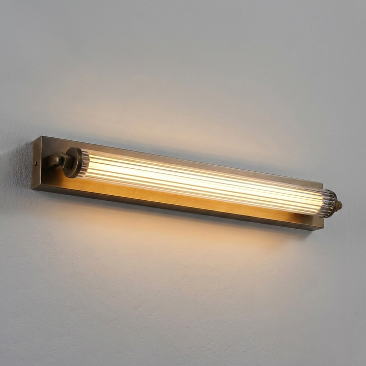 Solenne Tube Brass Wall Light