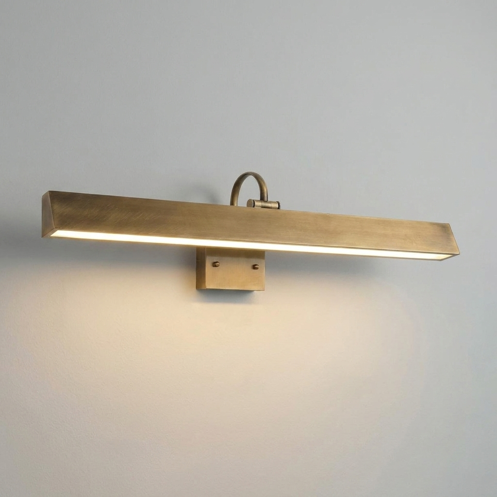 Valenne Vintage Brass LED Picture Light
