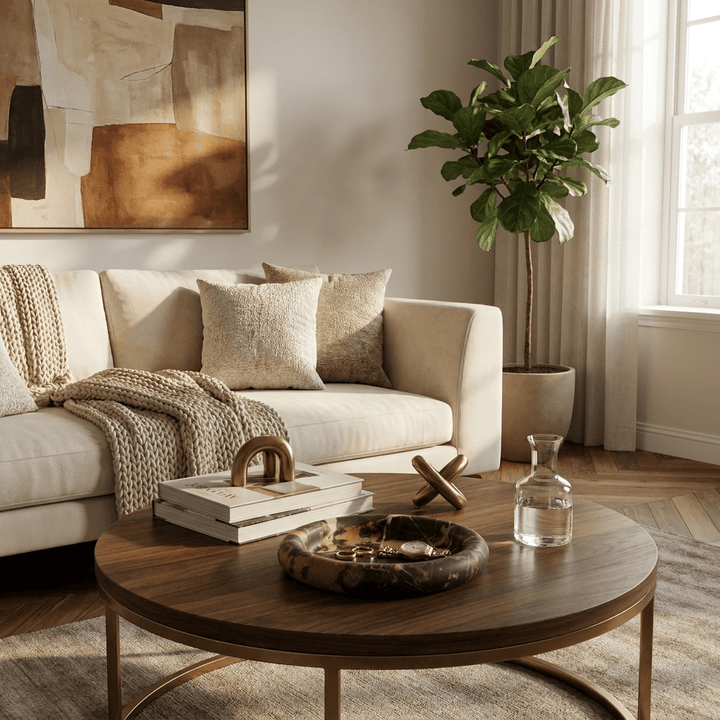 Luna Natural Stone Tray - Vakkerlight