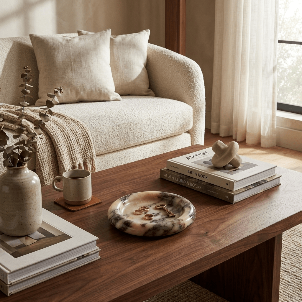 Luna Natural Stone Tray - Vakkerlight