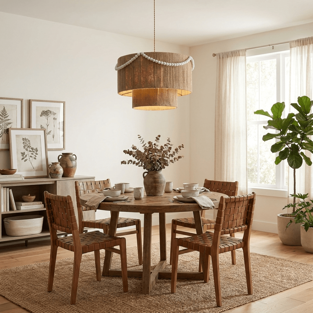Juniper Tiered Rope Pendant Lamp - Vakkerlight