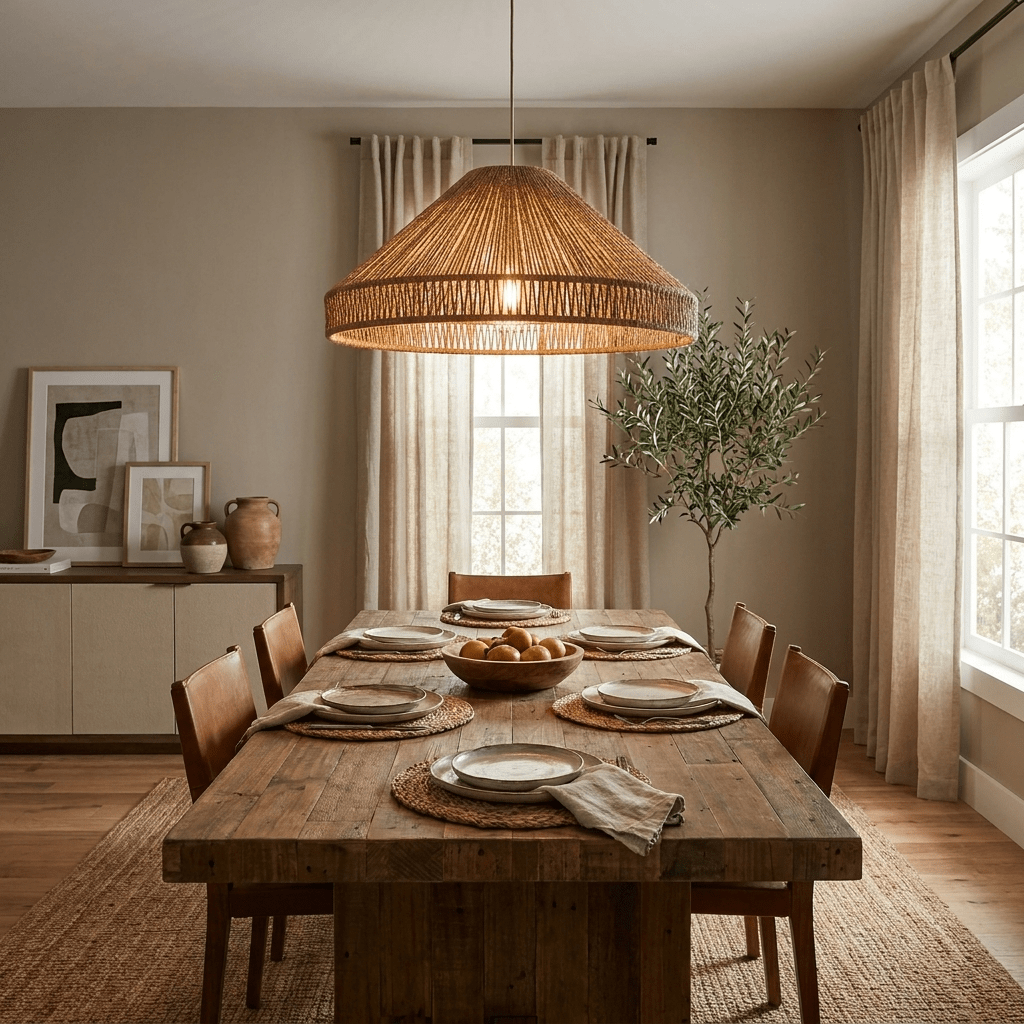 Dune Rope Cone Pendant Lamp - Vakkerlight