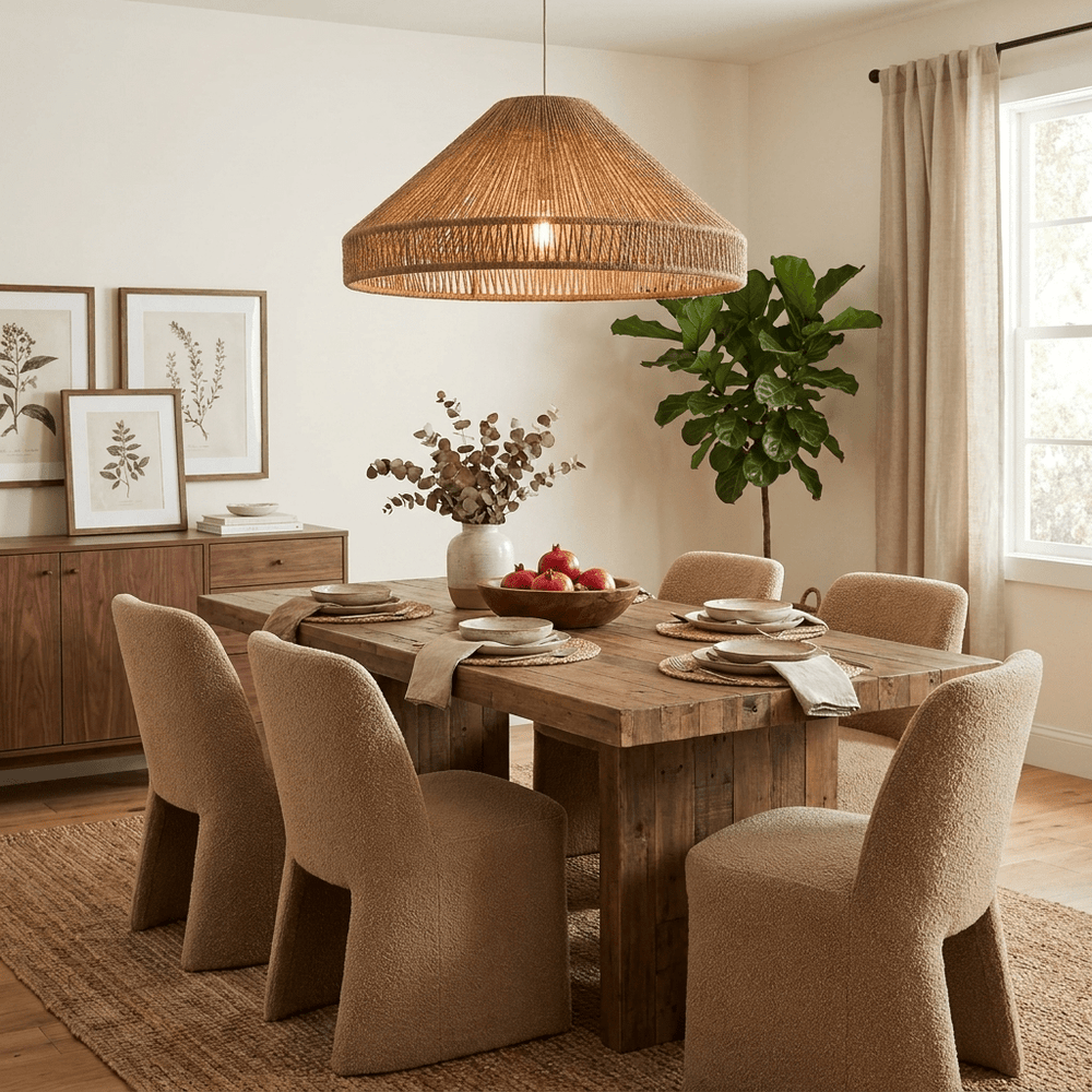 Dune Rope Cone Pendant Lamp - Vakkerlight