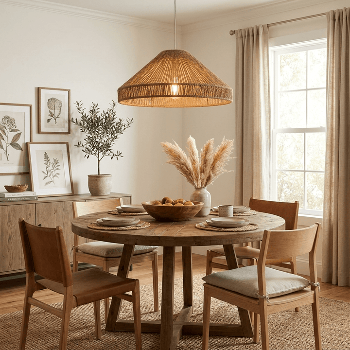 Dune Rope Cone Pendant Lamp - Vakkerlight