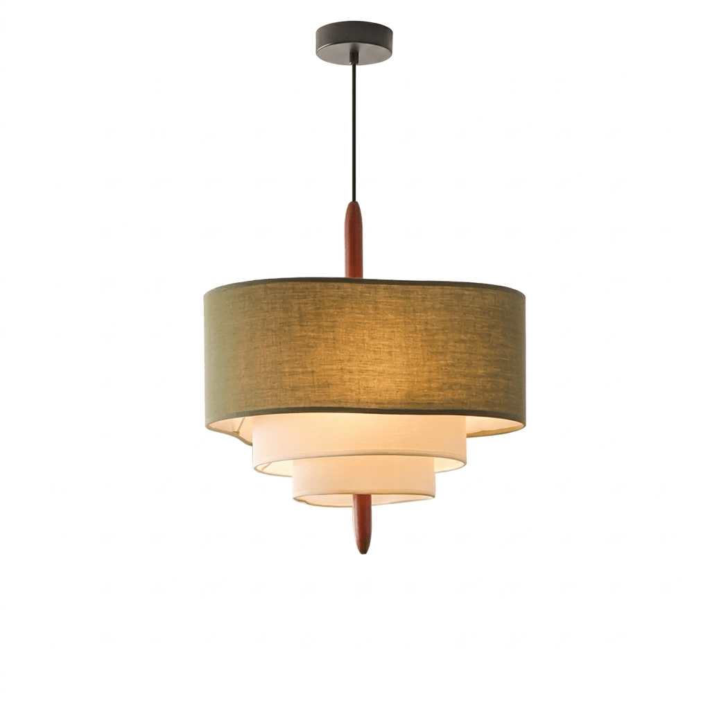 Talia Tiered Fabric Pendant Light - Vakkerlight