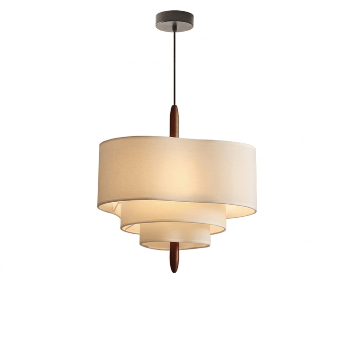 Talia Tiered Fabric Pendant Light - Vakkerlight